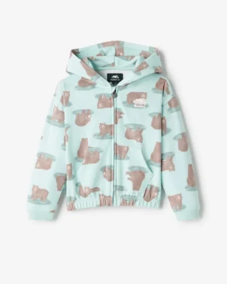 Toddler Cozy Bear Zip Hoodie