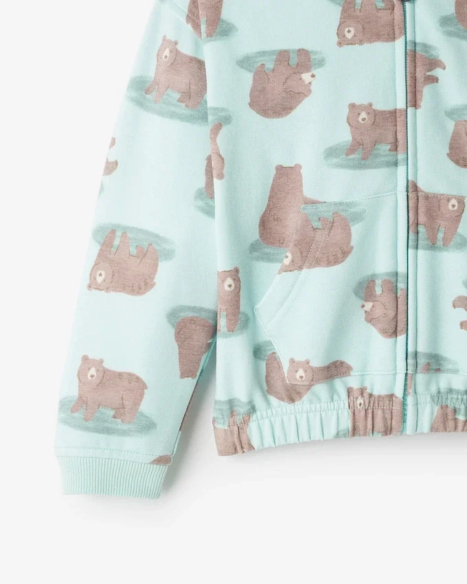Toddler Cozy Bear Zip Hoodie Toddler Cozy Bear Zip Hoodie