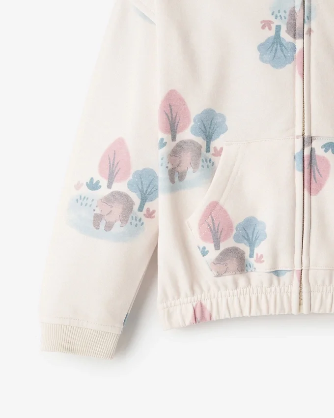 Toddler Cozy Bear Zip Hoodie Toddler Cozy Bear Zip Hoodie