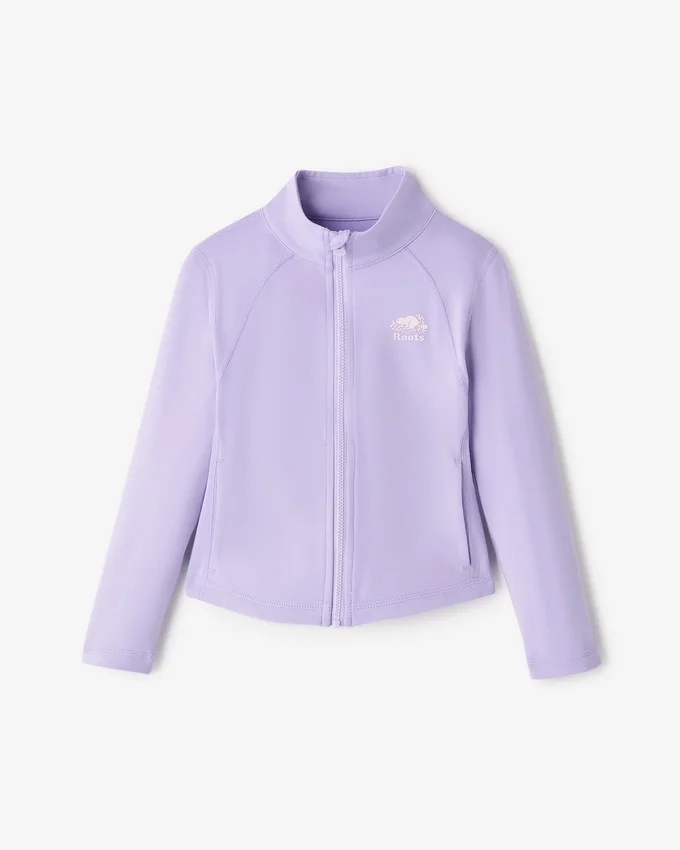 Toddler Girls Active Fitted Track Jacket Toddler Girls Active Fitted Track Jacket