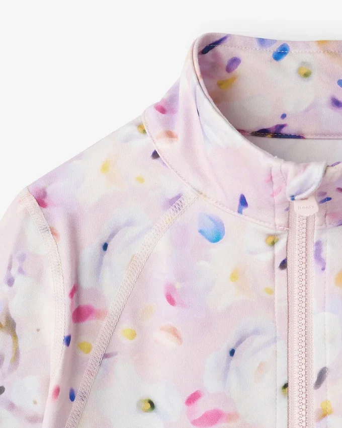 Toddler Girls Active Fitted Track Jacket Toddler Girls Active Fitted Track Jacket