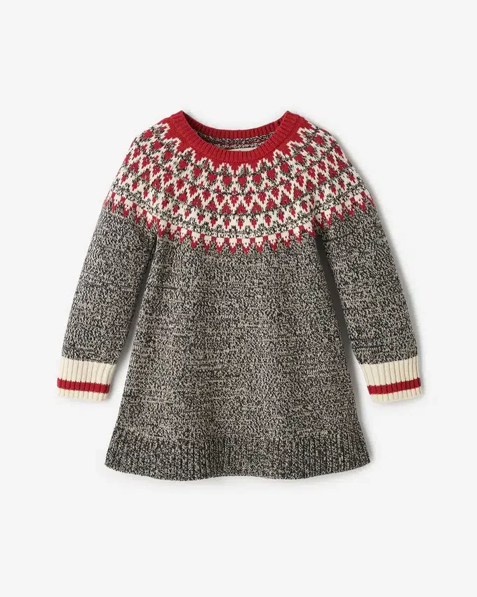Toddler Girls Cabin Fair Isle Sweater Dress Toddler Girls Cabin Fair Isle Sweater Dress
