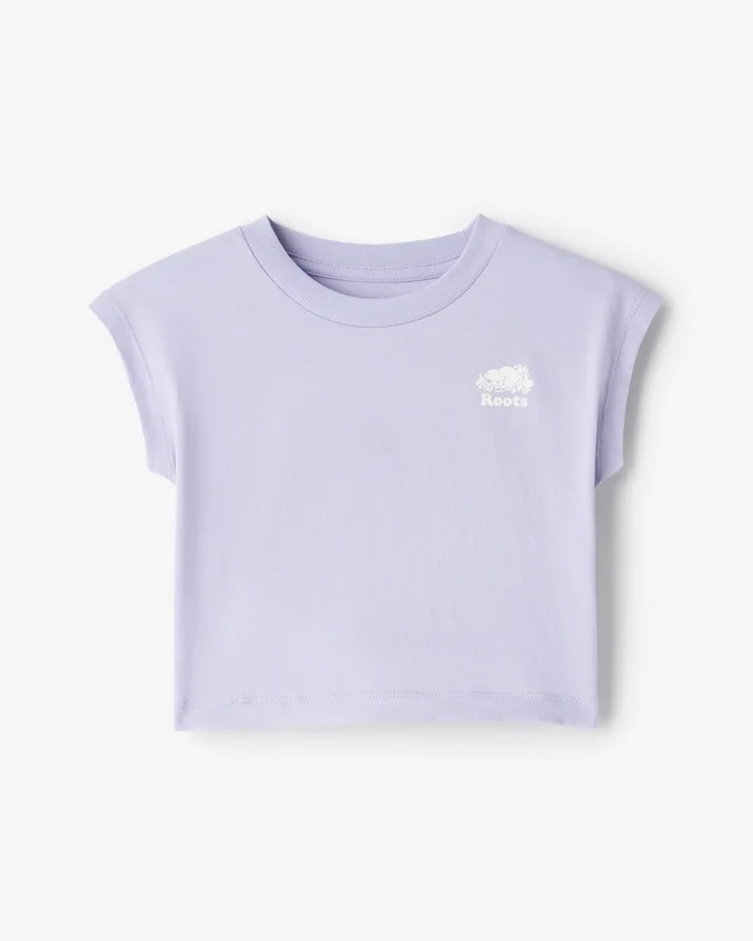 Toddler Girls Sleeveless Boxy T-Shirt Toddler Girls Sleeveless Boxy T-Shirt