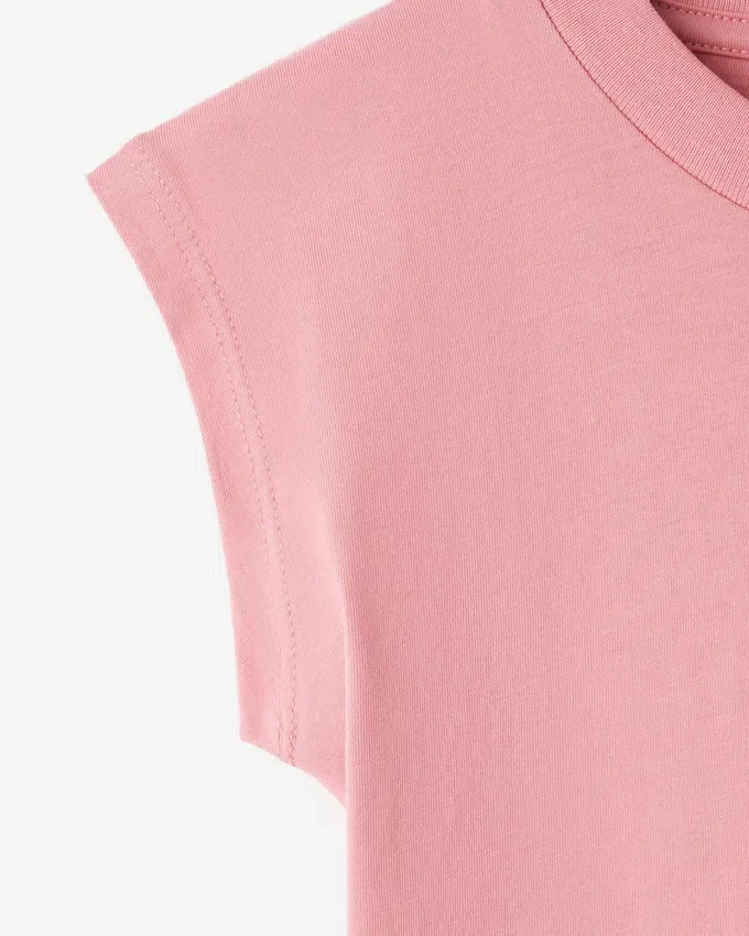 Toddler Girls Sleeveless Boxy T-Shirt Toddler Girls Sleeveless Boxy T-Shirt