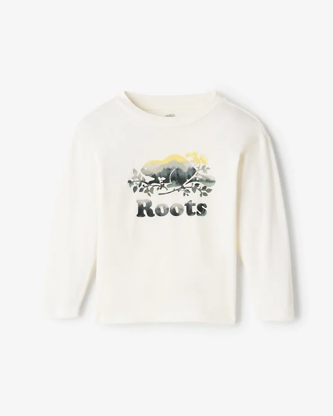 Toddler Organic Cooper Watercolour T-Shirt Toddler Organic Cooper Watercolour T-Shirt