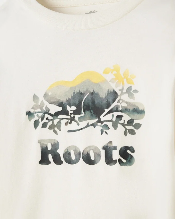 Toddler Organic Cooper Watercolour T-Shirt Toddler Organic Cooper Watercolour T-Shirt