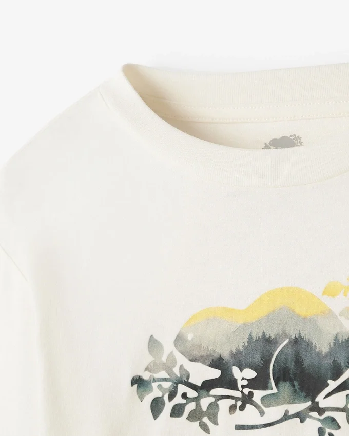 Toddler Organic Cooper Watercolour T-Shirt Toddler Organic Cooper Watercolour T-Shirt