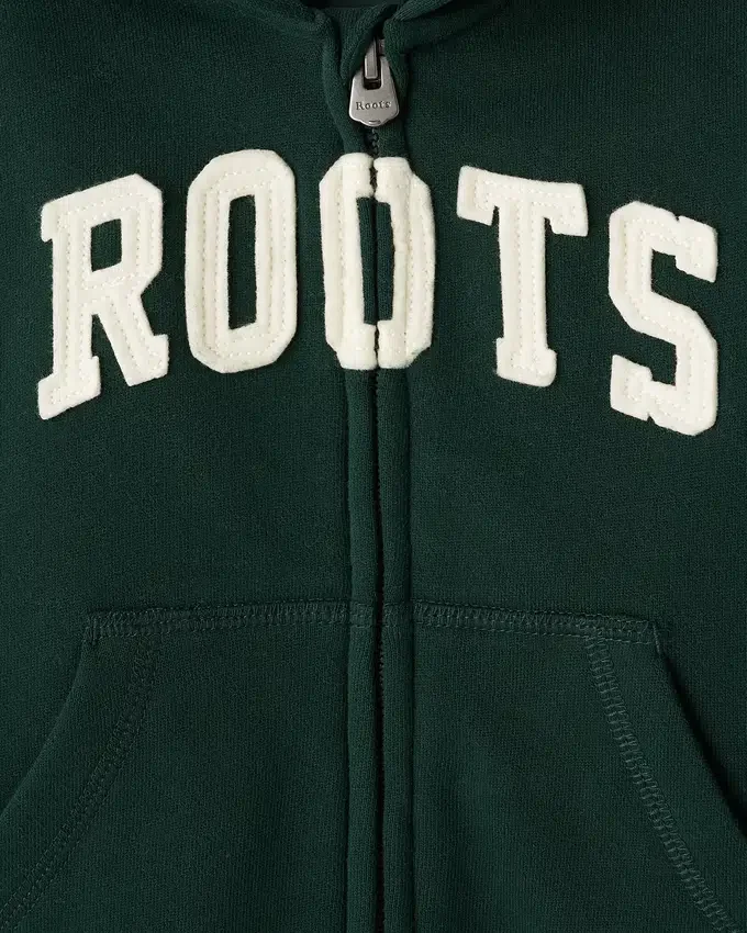 Toddler Roots Applique Full Zip Hoodie Toddler Roots Applique Full Zip Hoodie