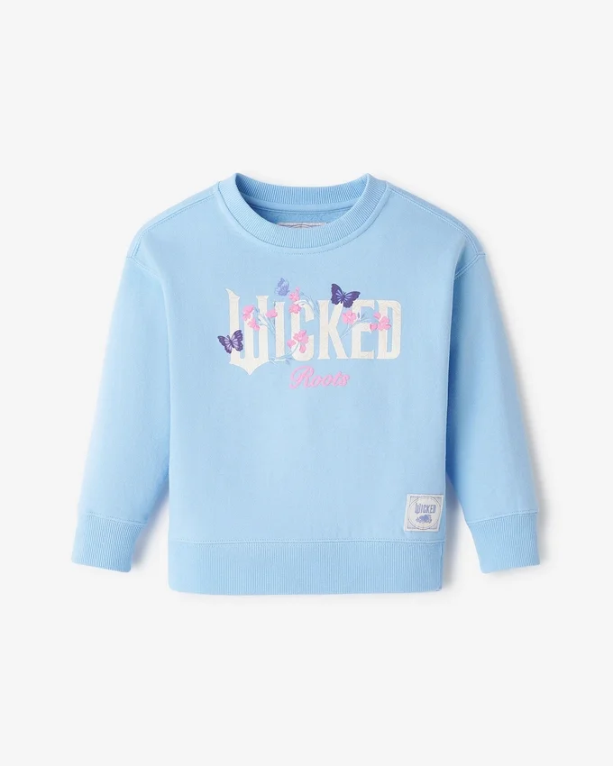 Toddler Roots X Wicked Floral Crew Sweatshirt Toddler Roots X Wicked Floral Crew Sweatshirt