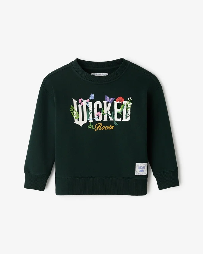 Toddler Roots X Wicked Floral Crew Sweatshirt Toddler Roots X Wicked Floral Crew Sweatshirt