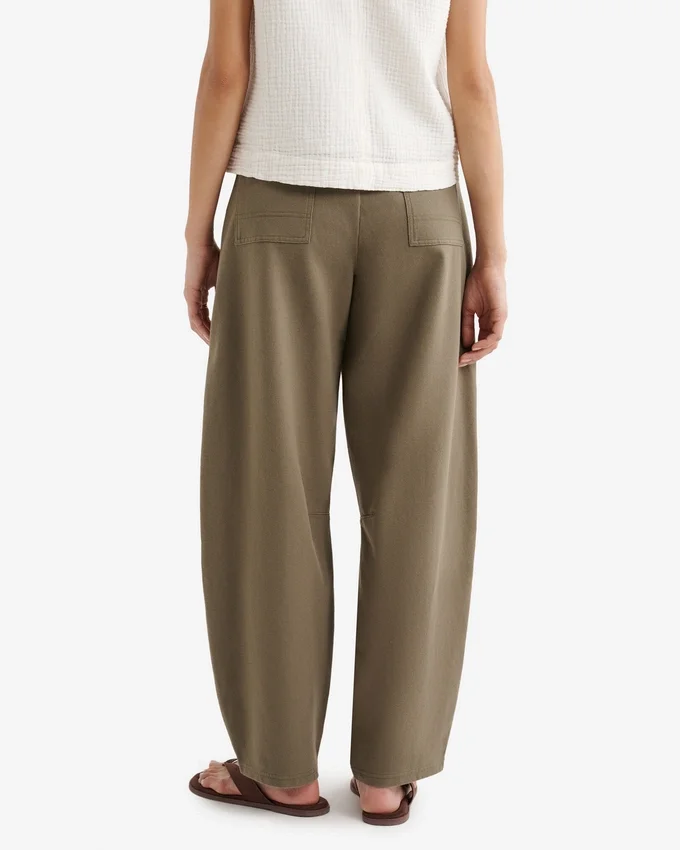 Welland Knit Twill Barrel Pant Welland Knit Twill Barrel Pant