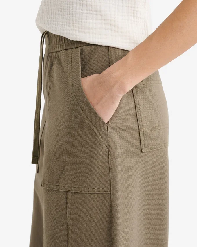 Welland Knit Twill Barrel Pant Welland Knit Twill Barrel Pant