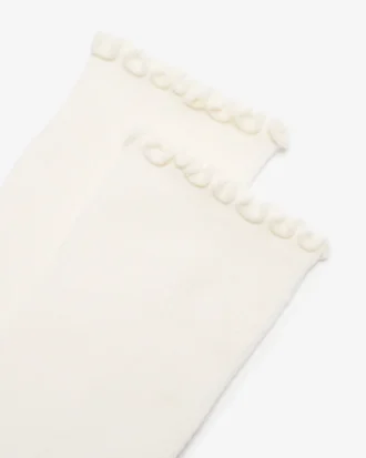 Womens Alice Ruffle Quarter Top Sock Womens Alice Ruffle Quarter Top Sock