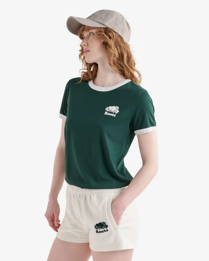 Womens Organic Cooper Ringer T-Shirt Womens Organic Cooper Ringer T-Shirt