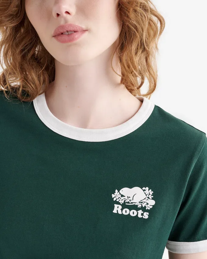 Womens Organic Cooper Ringer T-Shirt Womens Organic Cooper Ringer T-Shirt