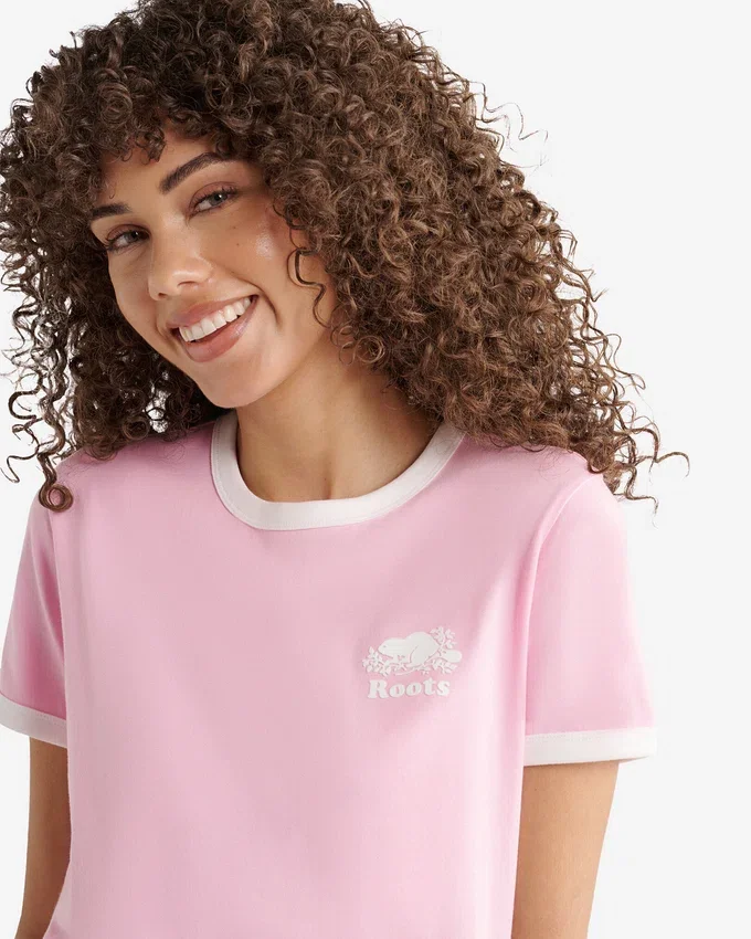Womens Organic Cooper Ringer T-Shirt Womens Organic Cooper Ringer T-Shirt