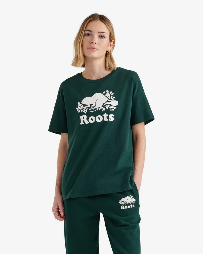 Womens Organic Relaxed Cooper T-shirt Womens Organic Relaxed Cooper T-shirt