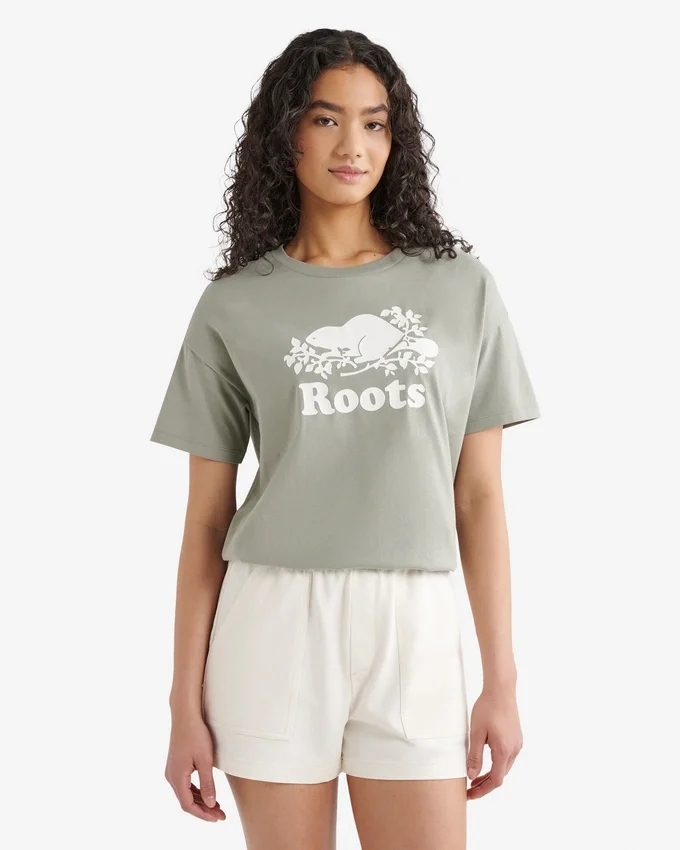 Womens Organic Relaxed Cooper T-Shirt Womens Organic Relaxed Cooper T-Shirt