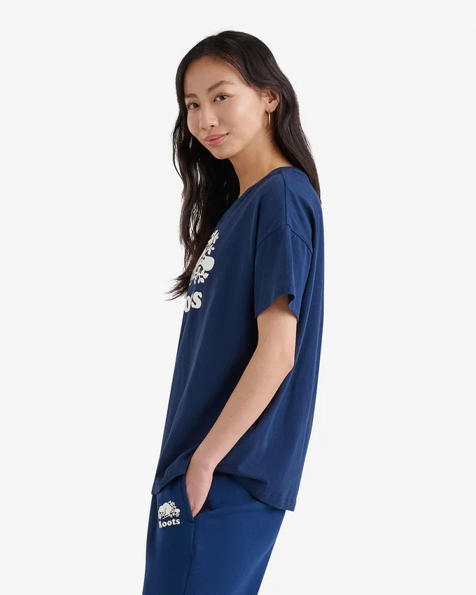 Womens Organic Relaxed Cooper T-shirt Womens Organic Relaxed Cooper T-shirt