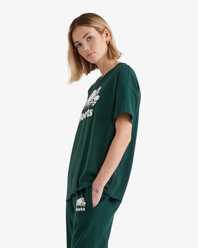 Womens Organic Relaxed Cooper T-shirt Womens Organic Relaxed Cooper T-shirt