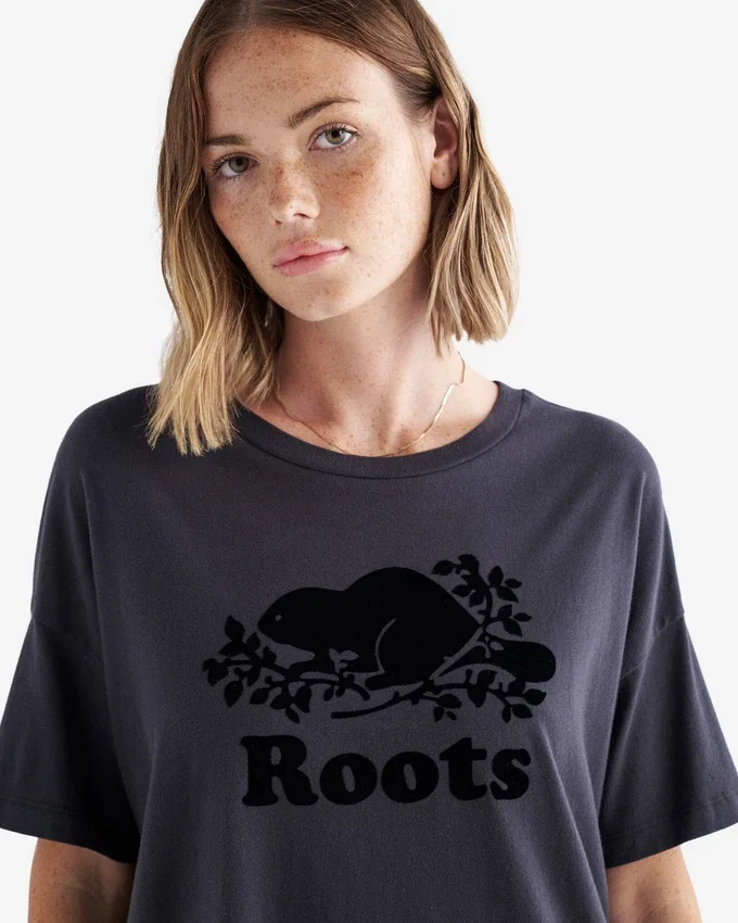 Womens Organic Relaxed Cooper T-shirt Womens Organic Relaxed Cooper T-shirt