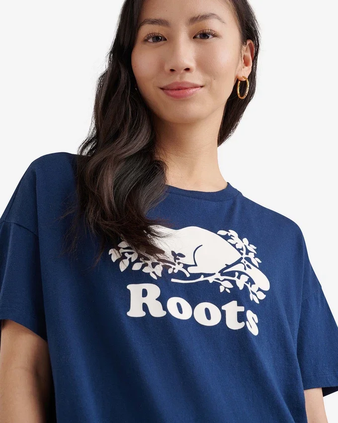 Womens Organic Relaxed Cooper T-shirt Womens Organic Relaxed Cooper T-shirt