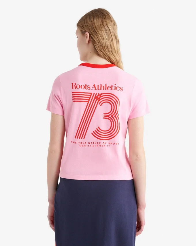 Womens Roots Athletics T-Shirt Womens Roots Athletics T-Shirt