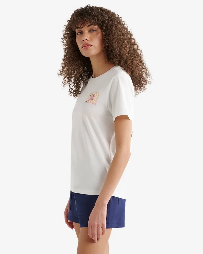 Womens Roots Spring Stamp T-Shirt Womens Roots Spring Stamp T-Shirt