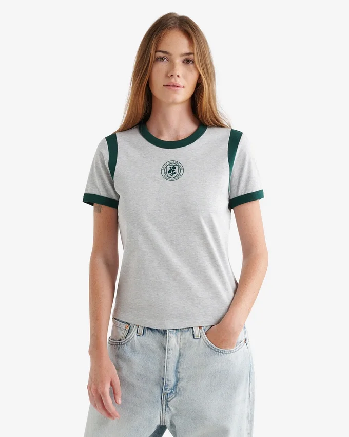Womens Summer League Ringer T-Shirt Womens Summer League Ringer T-Shirt