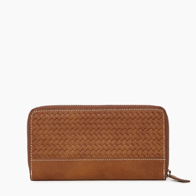 Zip Around Clutch Woven Zip Around Clutch Woven